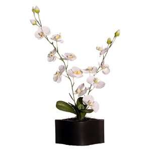   Artificial White Cymbidium Orchid Silk Flower Arrangement by Gordon