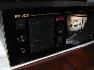   RX 202 Unidirectional Auto Reverse Cassette Deck w Bonus  
