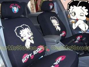 NEW Betty Boop Car Seat Covers Set 10pcs  