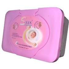 SLEEK SENSATION 80CT BABY WIPES UNSCENTED TUBS  