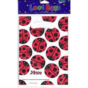  Ladybug Party Supplies Treat Bags