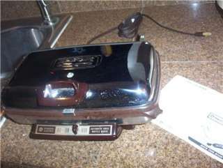 VINTAGE GE AUTOMATIC GRILL AND WAFFLE MAKER BAKER  
