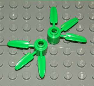 LEGO   PLANT   3 LEAF PLANTS / FOLIAGE GREENERY / BAMBOO (X4)  