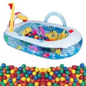 Intex Mariner Boat Ball Pit Playground Phthalate Free w/ Extra Pack of 