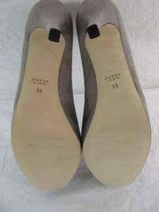   Womens Grey Suede Betty Platform Pumps Shoes Size 7.5 Retail $485