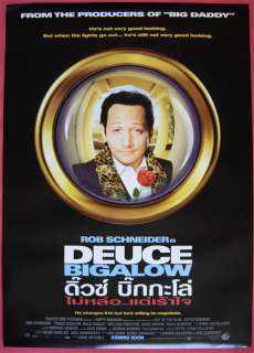 Deuce Bigalow Male Gigolo Thai Movie Poster 1999  