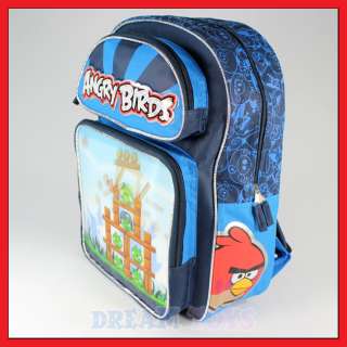 Angry Birds Lenticular 16 Backpack Bag Boys Girls  