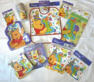 Winnie the Pooh 1st Birthday Party Decorations & More  