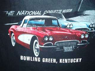 vintage CORVETTE MUSEUM SHIRT Bowling Green Kentucky M  