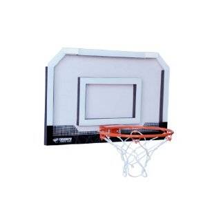 Triumph Sports Door Mount Mini Basketball Hoop with Ball (White/Black)