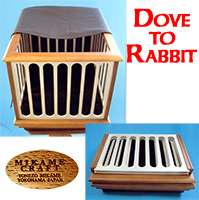 MIKAME Doves Rabbit Production Cage Stage Magic Trick  