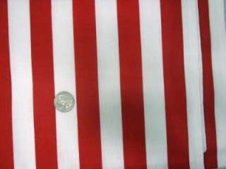   WIDE STRIPES USA FLAG CANDY CANE CABANA MODERN SEW FABRIC BTHY#  