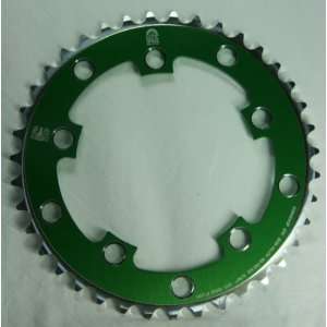 Chop Saw II BMX Bicycle Chainring 110/130 bcd   39T   GREEN ANODIZED
