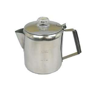 Chinook Stainles 6 Cup Camping Coffee Pot Percolator  
