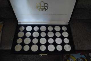1976 CANADIAN OLYMPIC STERLING SILVER COINS COLLECTIBLE SET  