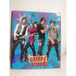   Camp Rock Jonas Brothers 3 ring Notebook Binder vinyl