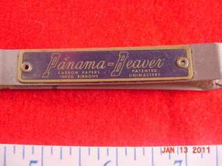 Vintage Letter Opener PANAMA BEAVER CARBON PAPER  