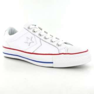  Converse Star Player EV Ox White Leather Womens Trainers 