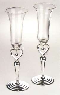   Toasting Flutes set of 2 / Champagne glasses/ Free Engraving  