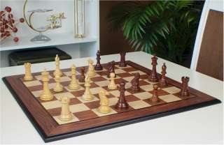 British Staunton Chess Set Rosewood 4 & Deluxe Board  