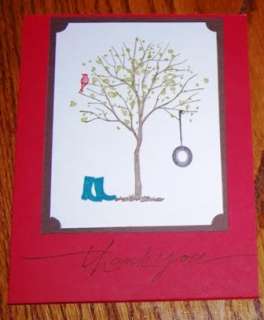 Stampin Up handmade greeting card Thank you PY LOT  