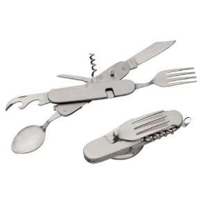  6 Function Stainless Steel Camping Tool