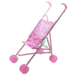  GIRLS PINK BABY DOLL STROLLER   APPROX. 23.5 IN HEIGHT 