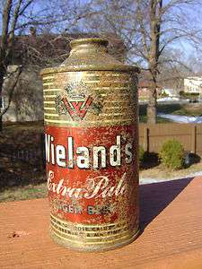 Collectible Cone Top Beer Can. Wielands Extra Dry Lager Beer~!  