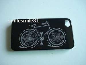 Cool Bicycle Print Hard Case Cover for iPhone 4G 4S  