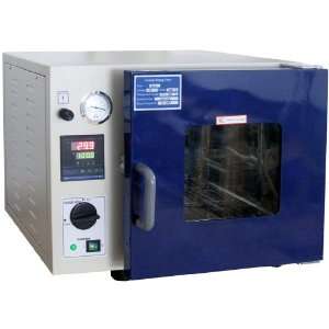   Cu Ft Desktop Lab Digital Vacuum Drying Sterilizing Oven 1000 watts