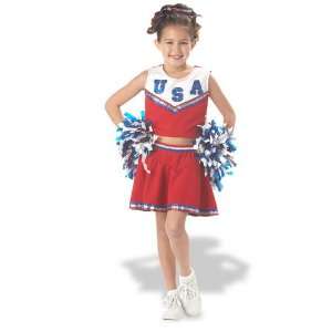  Red Cheerleader Costume Girls Size 8 10 Toys & Games