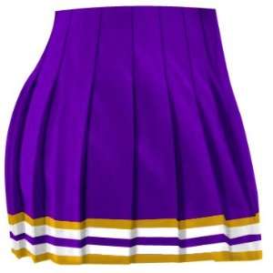  Cheer Fantastic Cheerleaders 16 Pleated Poly Skirt PURPLE 