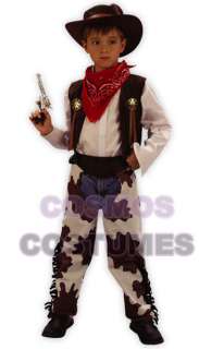 Boys western sheriff COWBOY costume  Chaps Mutton Buster Rodeo/OUTLAW 
