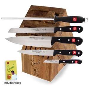   Emeril Cutlery 6 Piece Essential Knife Block Set