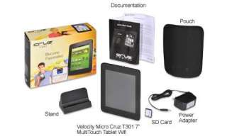 Velocity Micro Cruz T301 Android Tablet   Android 2.0, Memory, 7 