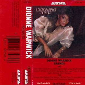 Friends   Dionne Warwick (Cassette 1985, Arista) in NM 078221839846 