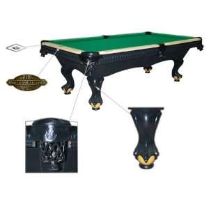  Hampton Solid Maple 8 Pool Table w/ Corian Rails and 