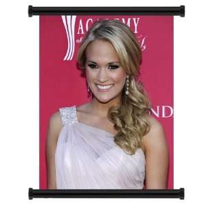  Carrie Underwood Country Pop Star Fabric Wall Scroll 