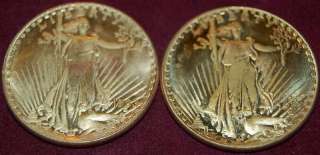 20 Dollar St. Gaudens Gold 2 Headed Trick / Magic Coin  
