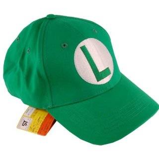 Super Mario Brothers Luigi Green Baseball Cap