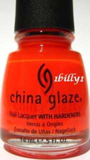 NEW China Glaze Nail Polish ~ Orange Knockout ~ Neons  