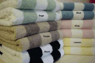 PC Striped Egyptian Cotton Bath Sheets  