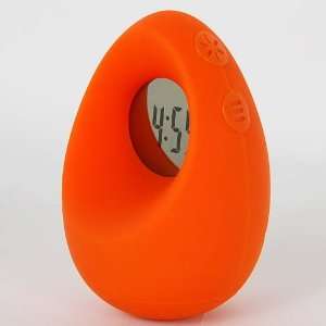  Designer Desktop Alarm Clock Memo Holder Orange 