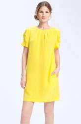 Donna Morgan Pleated Shift Dress Was $148.00 Now $73.90 