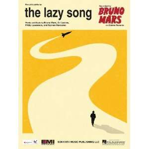 Bruno Mars   The Lazy Song (Piano/Vocal) Sheet Music