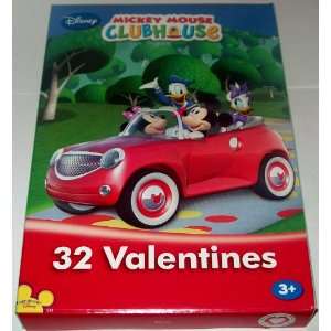 Mickey Mouse Clubhouse Valentine Cards Box of (32) Pack Minnie Donald 