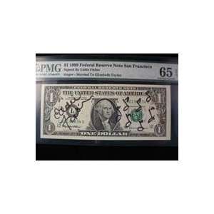 Eddie Fisher Autographed Paper Money   MLB Stationary
