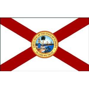  Florida State Flag 3x5ft Nylon with Indoor Pole Hem and 