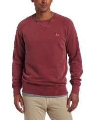 Fred Perry Mens Overdyed Crew Neck Sweatshirt