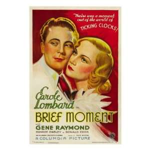  Brief Moment, Gene Raymond, Carole Lombard, 1933 Premium 